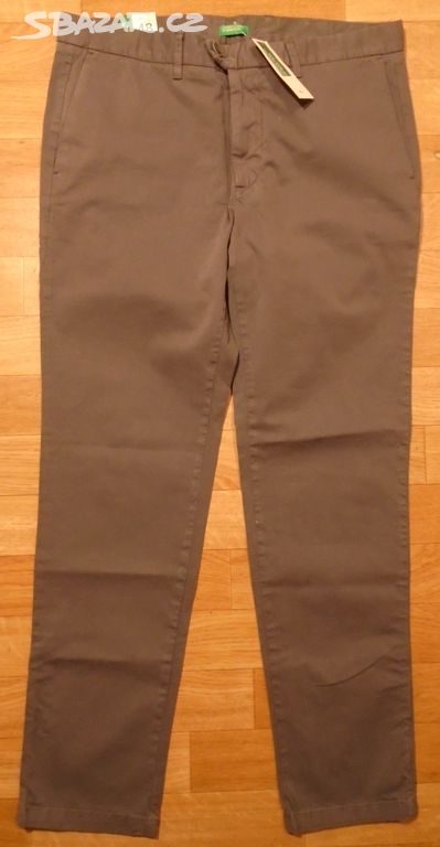 Slim chino 7/8 kalhoty Benetton/v.48-M/43cm/99cm