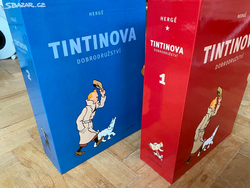 Tintinova dobrodružství - komplet  1-12, 13-24