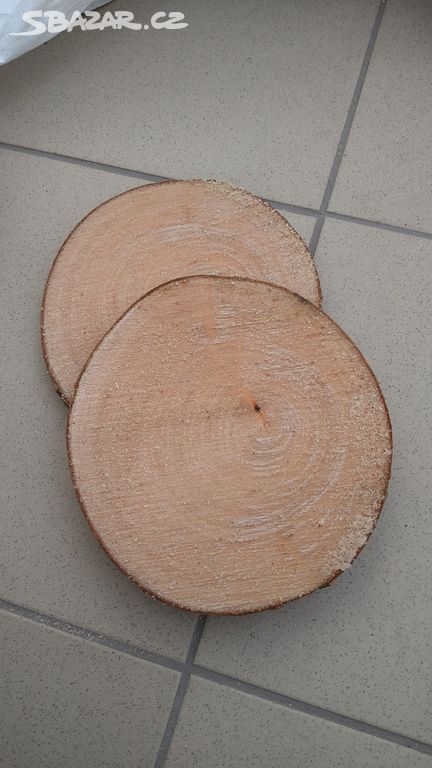 Dřevěná kolečka kulatina olše 15-19 cm