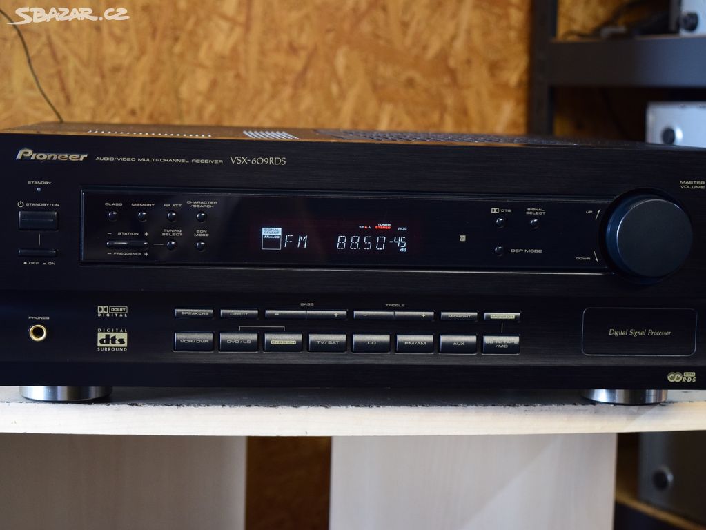 PIONEER VSX-609RDS VÝBORNÝ AV STEREO RECEIVER 2 !!