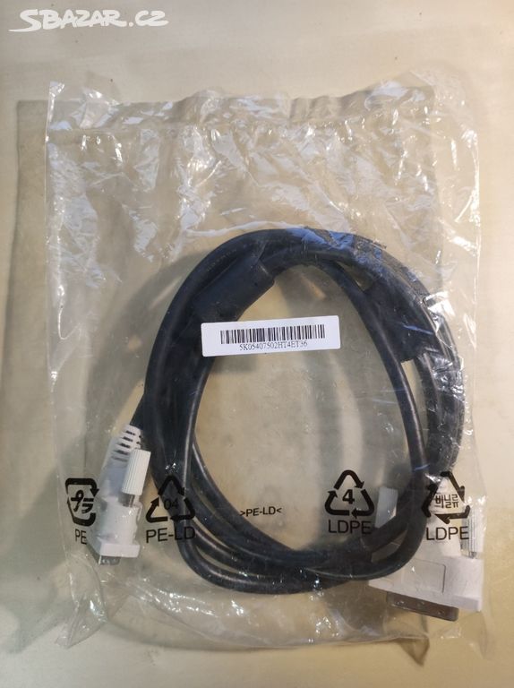 DVI kabely 1 m, 2 ks