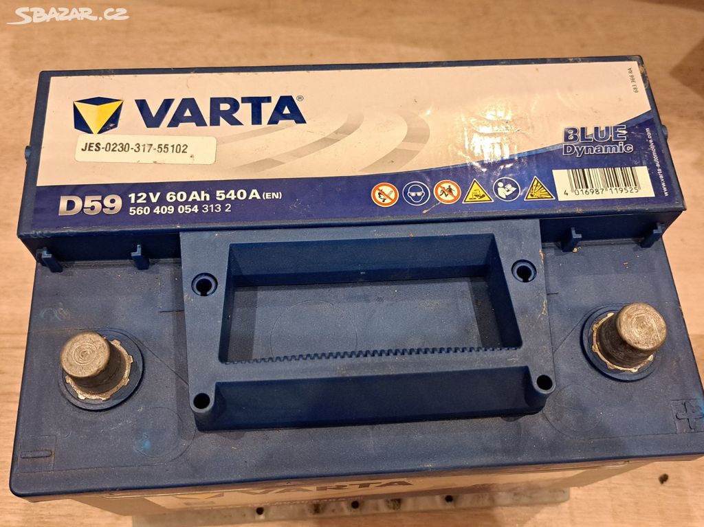Autobatterie Starterbatterie VARTA BLUE dynamic D59 12V 60Ah 560 409 054
