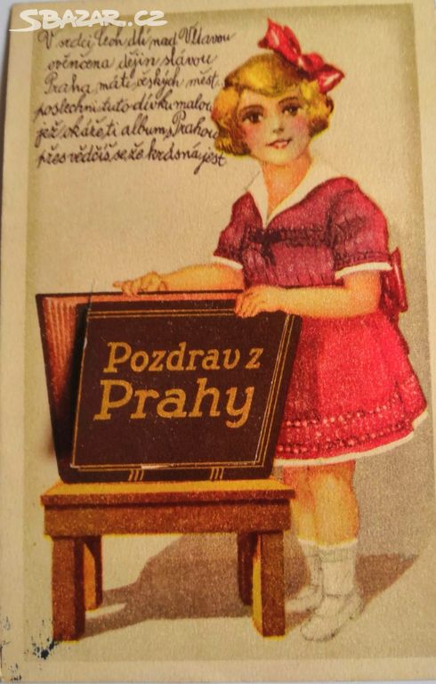 Prodám starou pohlednici (malý f.) LEPORELO Praha