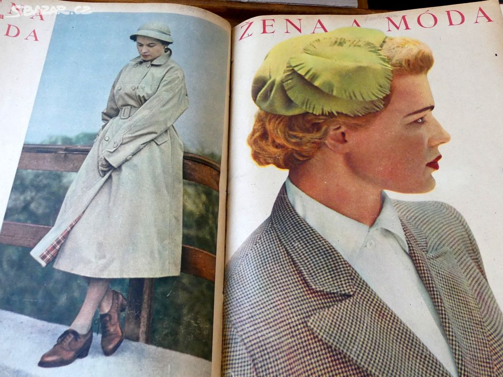 Časopis Žena a móda, svázaná čísla 1952 - 54