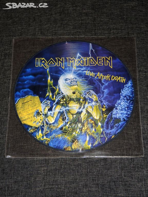 LP picture Iron Maiden - Live After Death (1985).