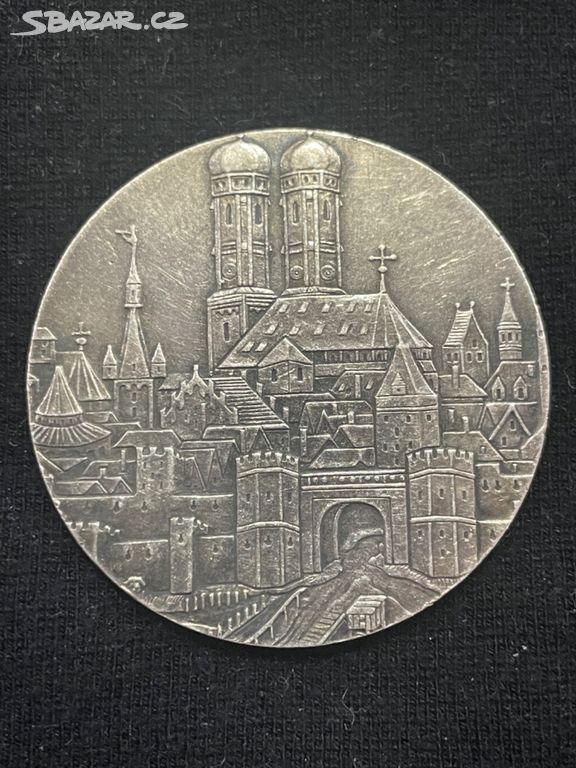 Stříbrná pamětní medaile 19 g Mnichov