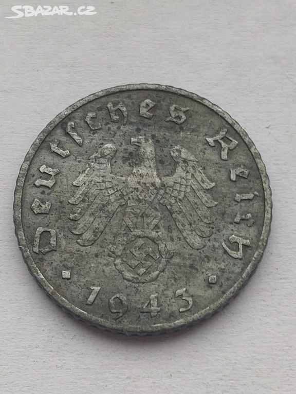 Mince  5 Pfennig 1943 A Německo