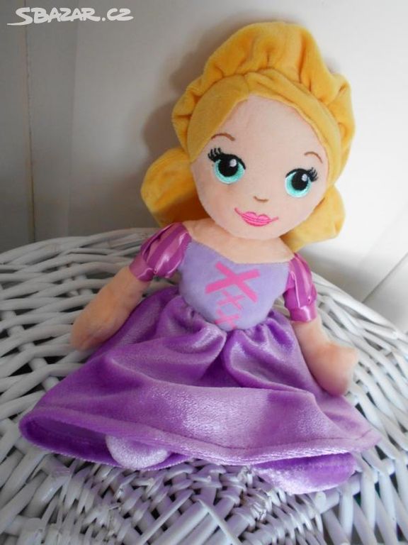 textilní panenka princezna Locika v.cca 23 cm