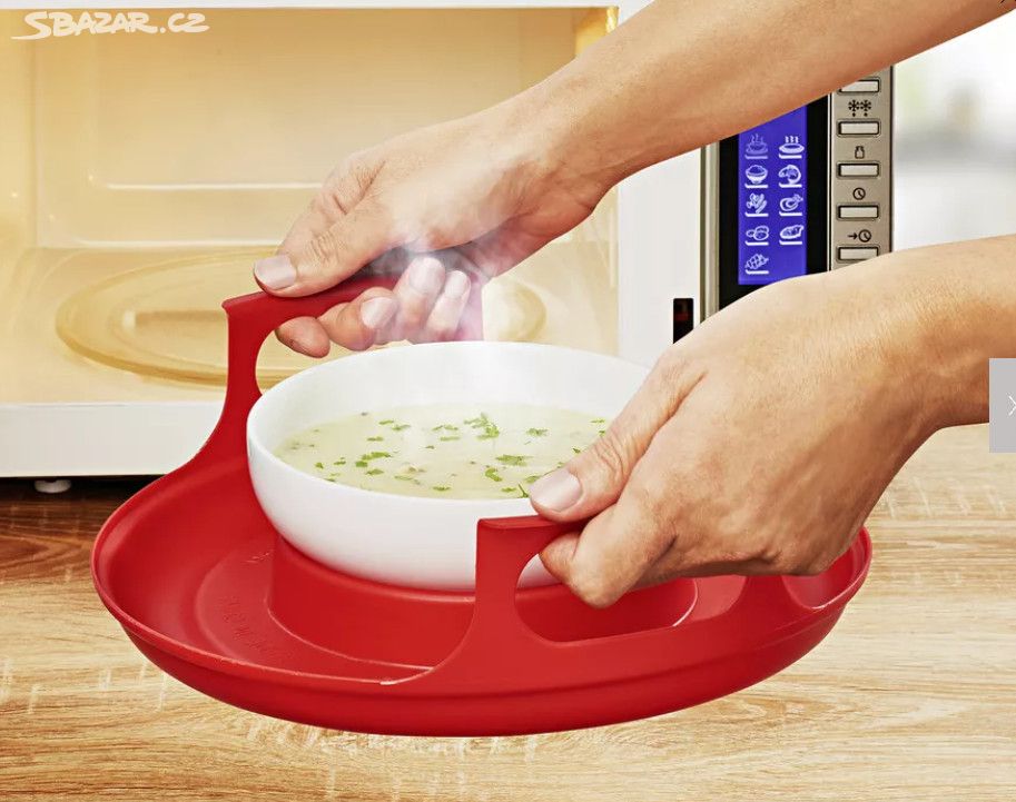 Podnos do mikrovlnky -chrání před horkým nádobím