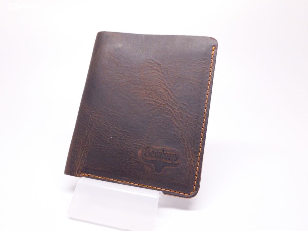 Nová šitá kožená peněženka - Soukup Leather "D"