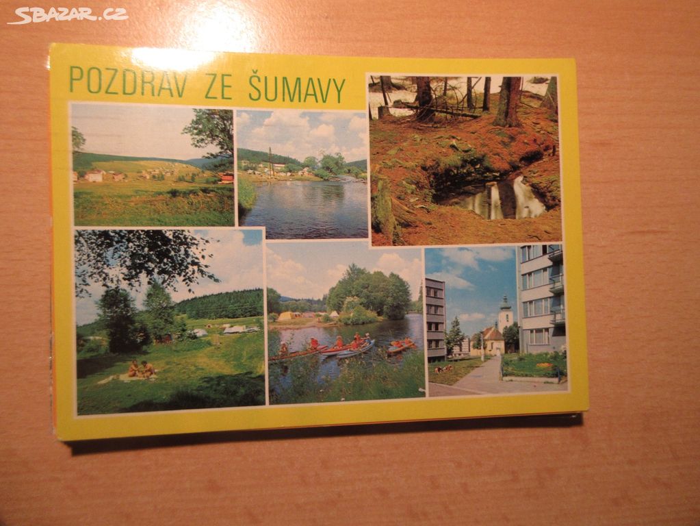 Pohlednice Šumava soubor pohlednic 5 1972+