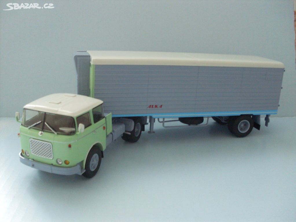 Model ŠKODA LIAZ 706 MTTN+návěs ALKA 1:43