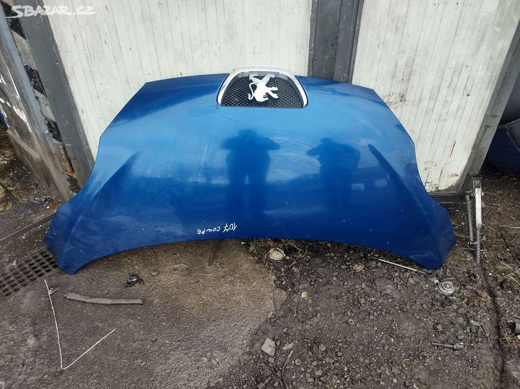 Kapota Peugeot 107 modrá od roku 2005
