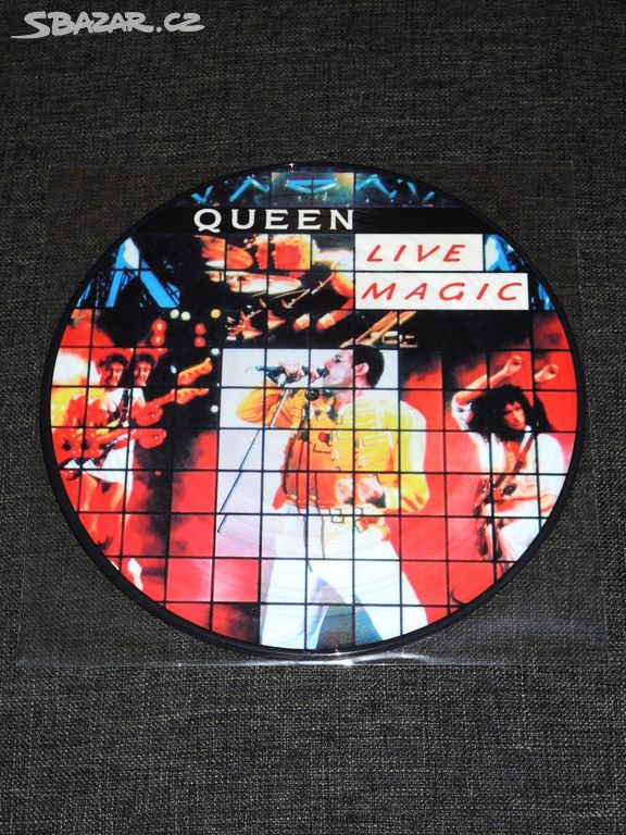 LP promo picture vinyl Queen - Live Magic (1986).