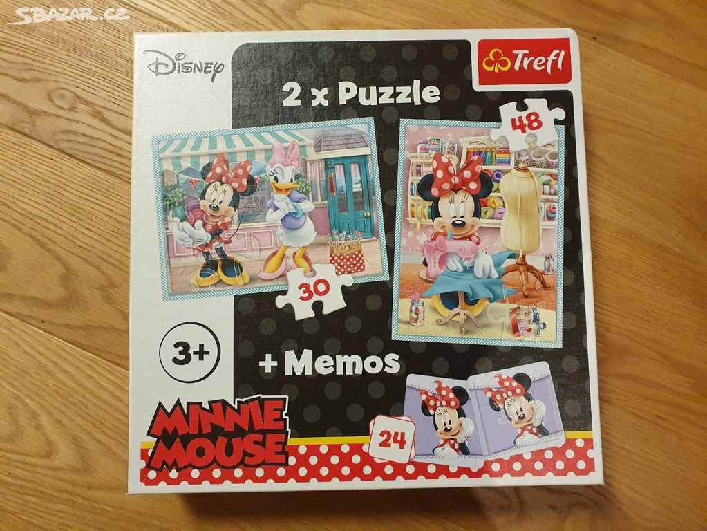Puzzle a pexeso Minnie Mouse