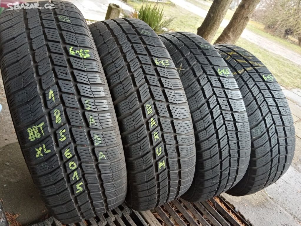 Zimní pneu 4kusy 185/60/15 vzorek 85% BARUM