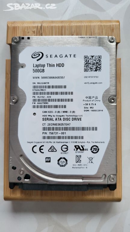 HDD 500GB SATA 2,5" SEAGATE