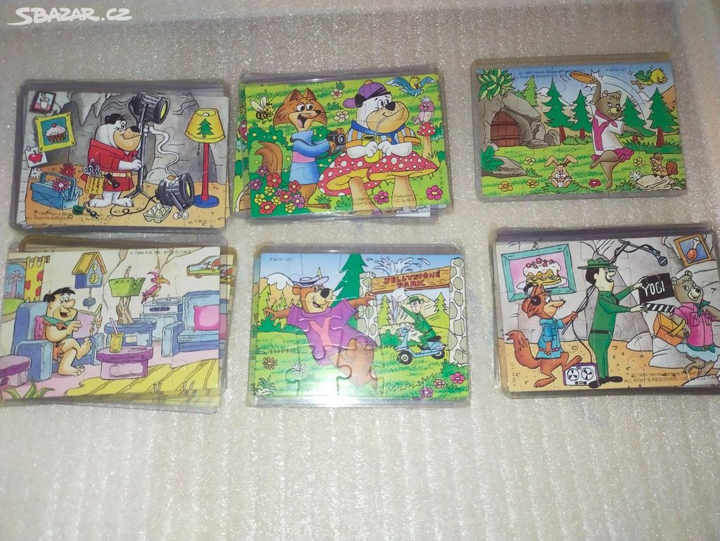 Kindervajíčka Puzzle různé druhy