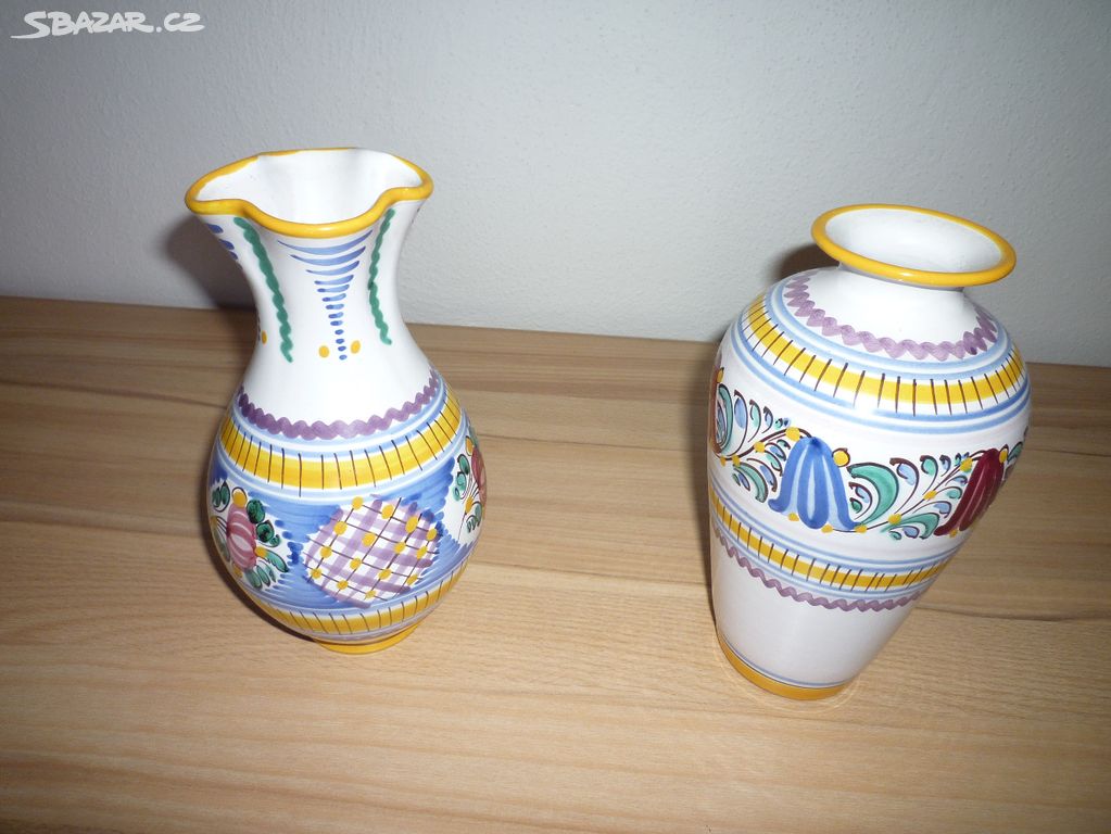 Prodám dvě keramické vázy