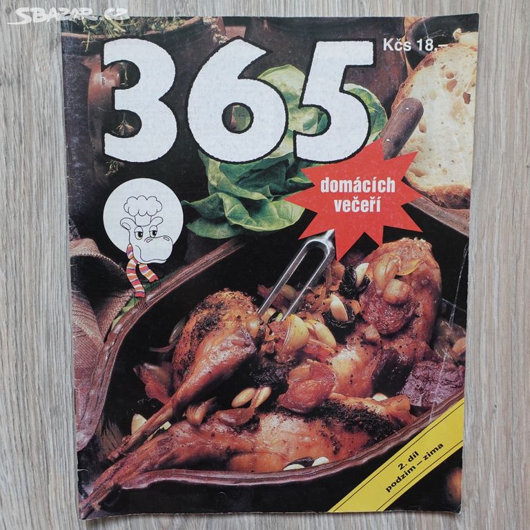 Časopis 365 domácích večeří - 2. díl - podzim/zima