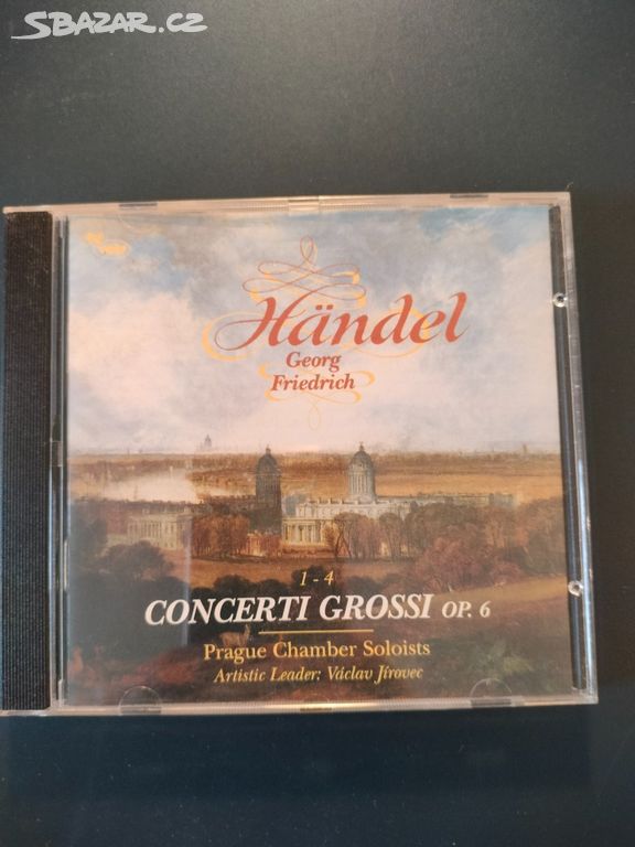 CD HANDEL G.F. CONCERTI GROSSI Op.6 TOP STAV