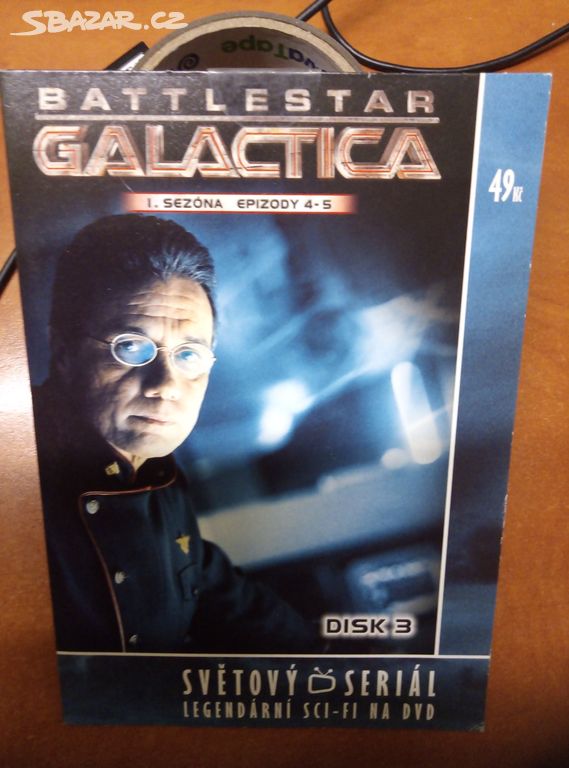 DVD Battlestar galactica disk 3