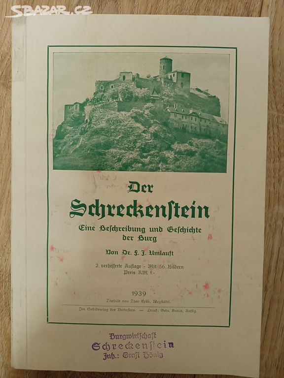 Der Schreckenstein (Střekov) - kniha