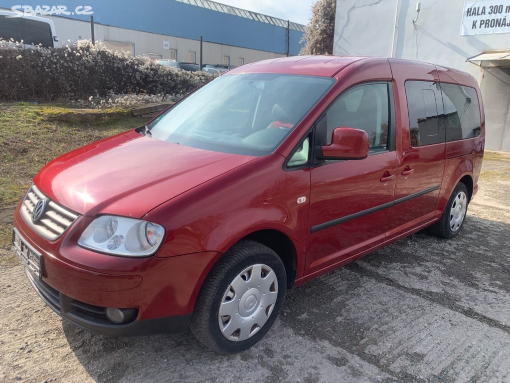 VW Caddy MAXI 2,0 TDI 2009 STK,7sed,Digikl.1.Maj.