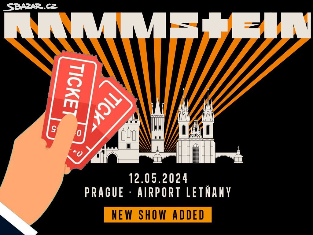 Koupím lístky na koncert Rammstein 12.05.2024