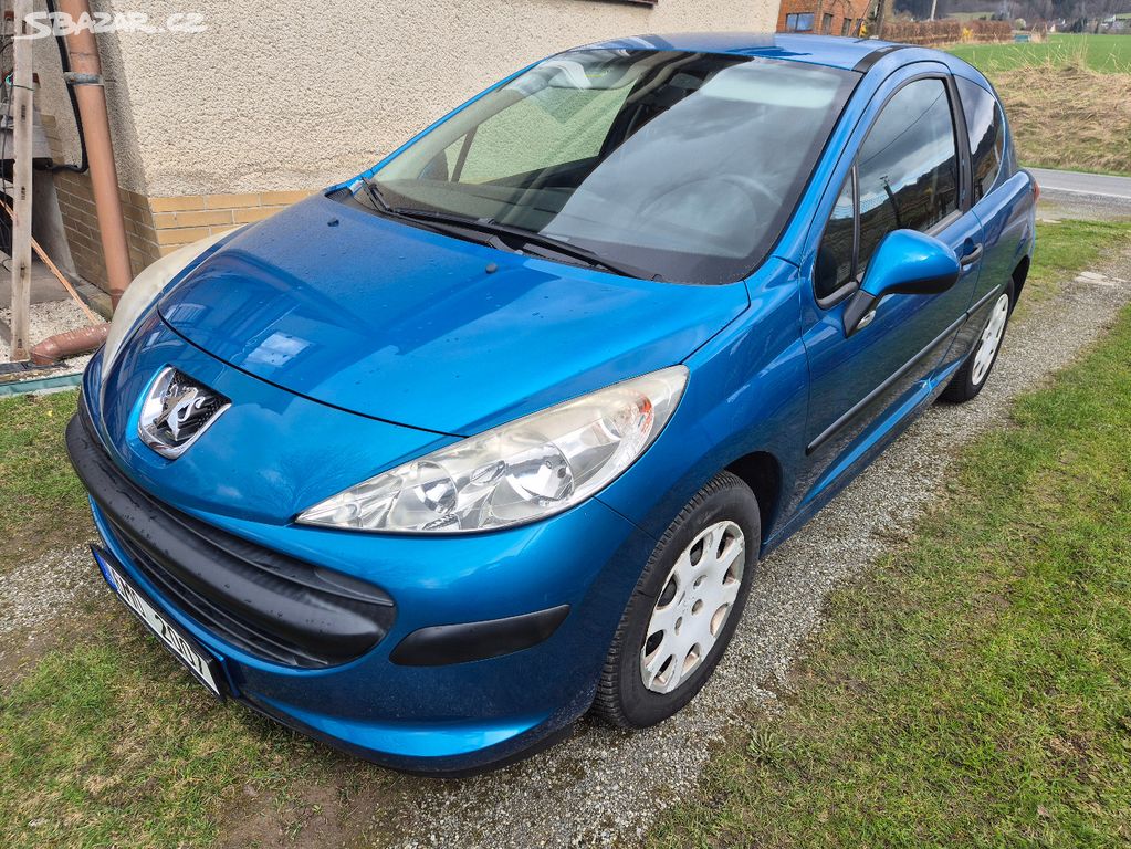 Peugeot 207, 1,4 55kW, registrace 08/2009