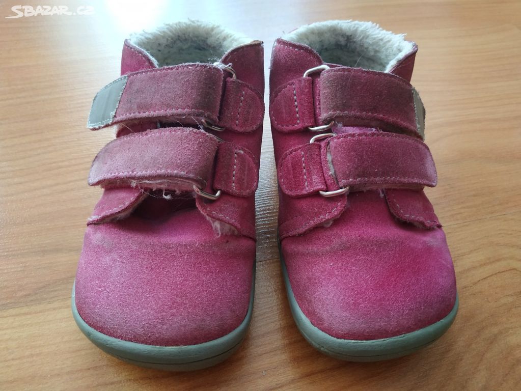 Barefoot dívčí zimní boty Beda vel 25