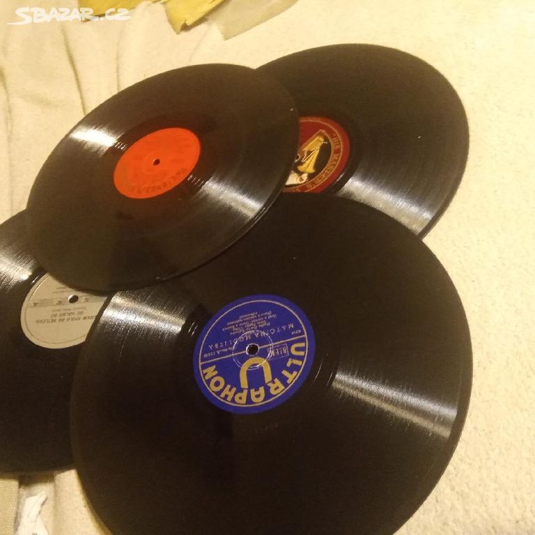 Staré gramofonové desky Ultraphon, viz seznam