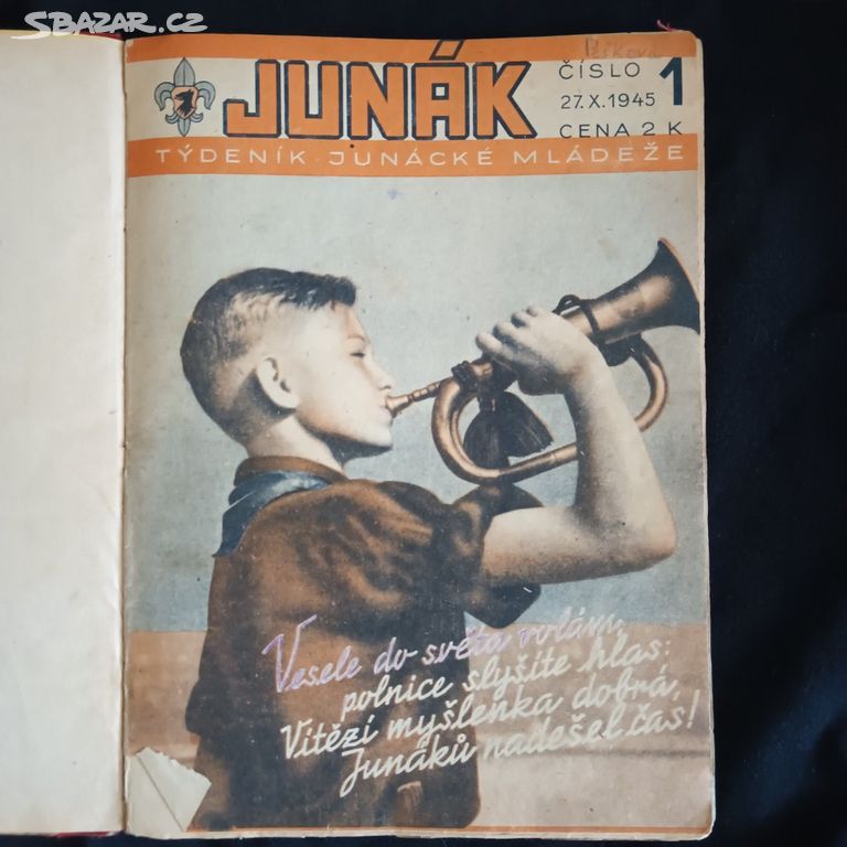 Časopis " JUNÁK" ,1945/46