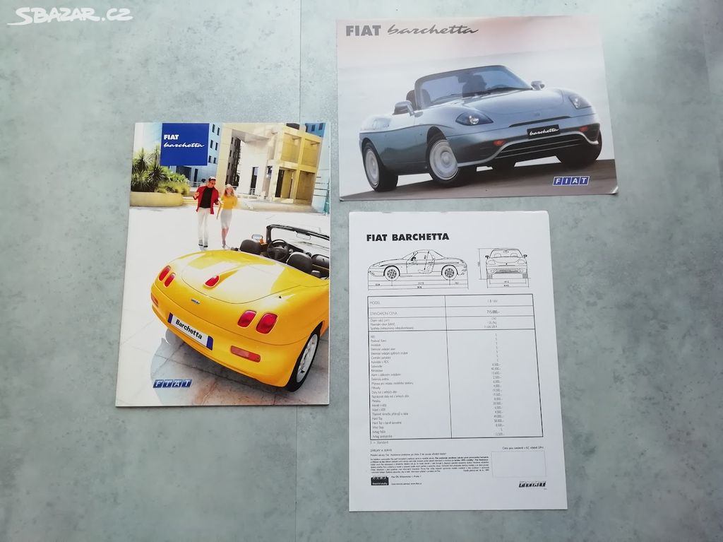 Fiat Barchetta - katalog, výbava, ceník