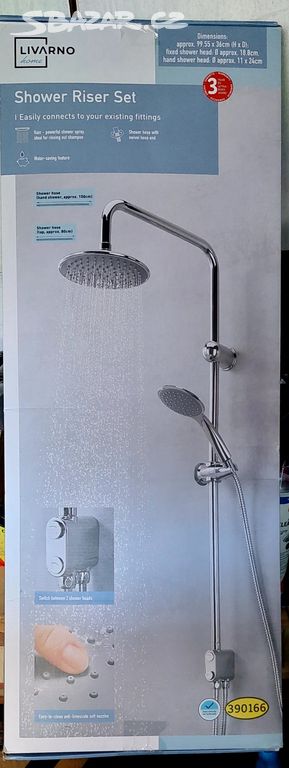 Velký nový sprchový set Lidl