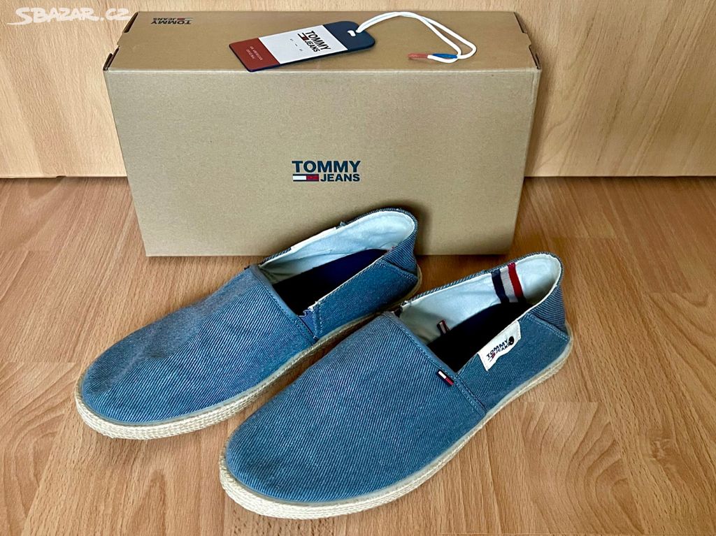 Zánovní pánské boty espadrilky Tommy Jeans