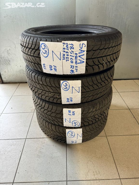 Zimní pneu SAVA 185/60 R15, 4ks 2022, Z55