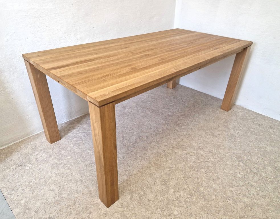 Nový jídelní stůl průběžný DUB MASIV 90 x 180 cm
