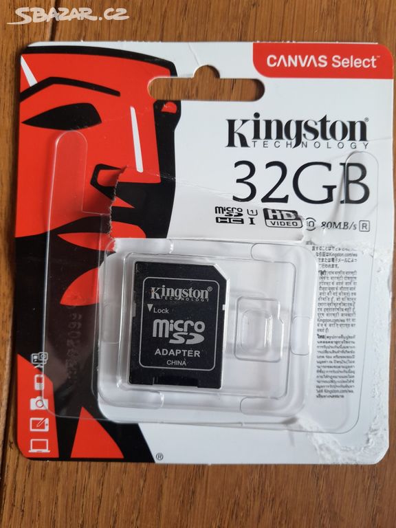 Paměťová karta Kingston Micro SD 32 GB