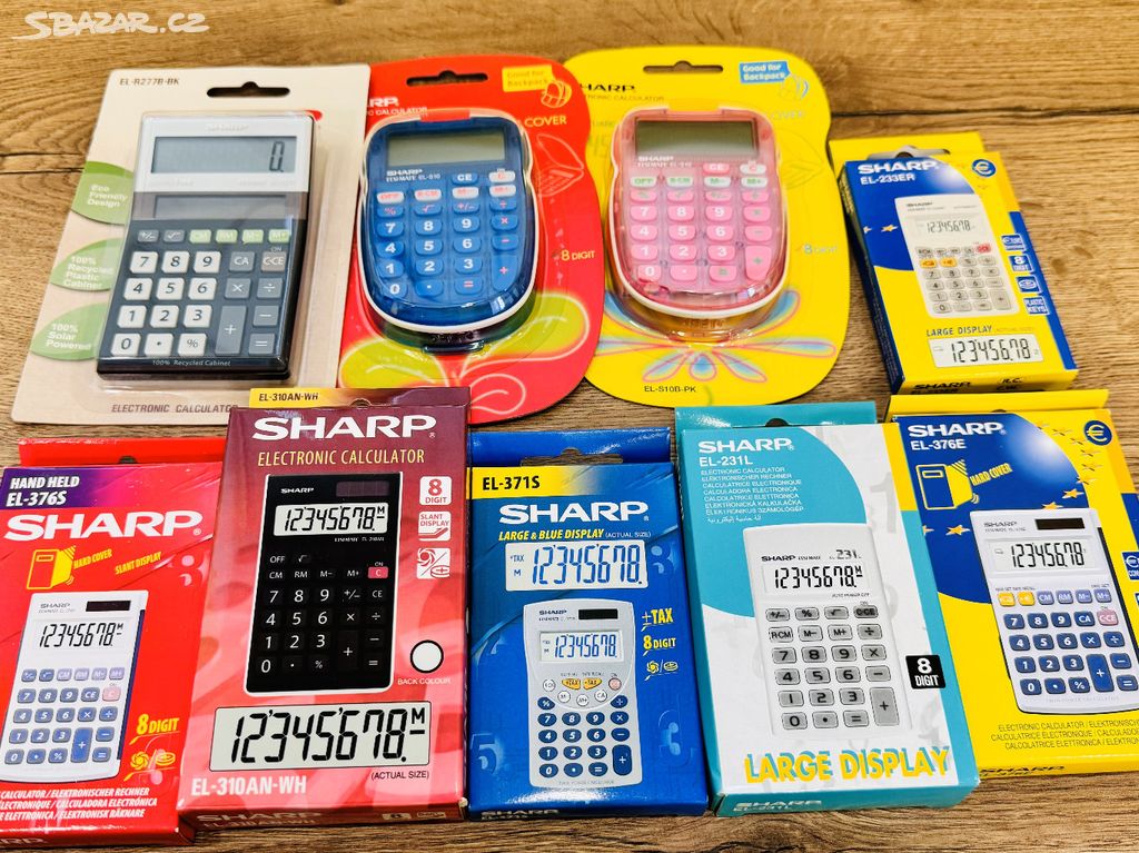 Nové kalkulačky Sharp