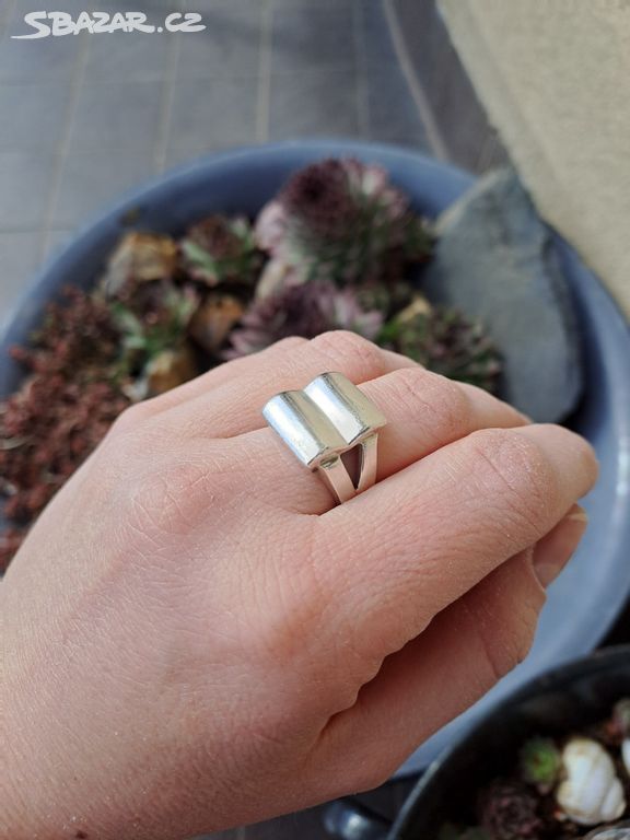 Stříbrný prsten Ag 925, vel. 53