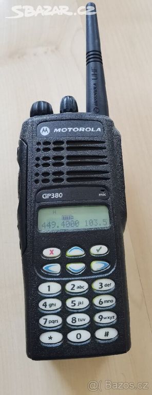 Vysílacka, radiostanice Motorola GP 380 UHF