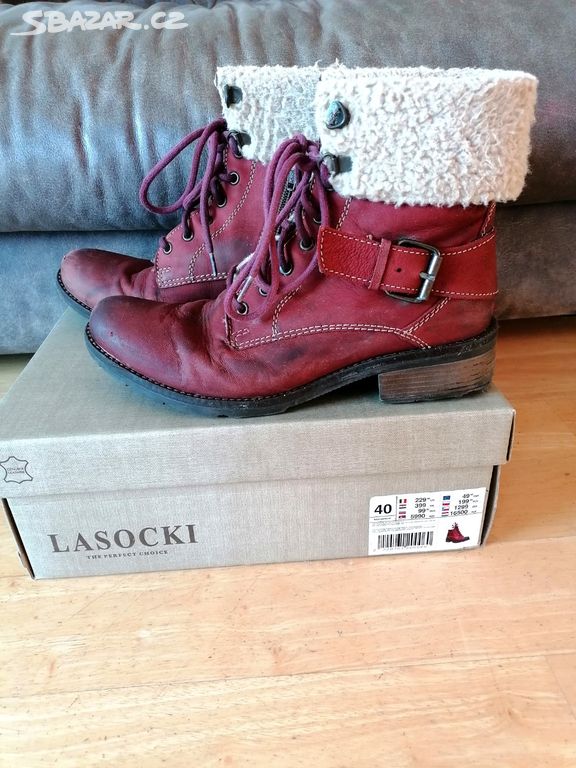 Zimní dámské / dívčí boty vel. 40 (39) Lasocki