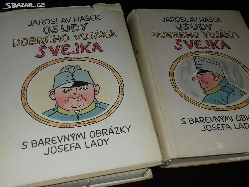 Knihy Osudy dobrého vojáka Švejka I.- IV.