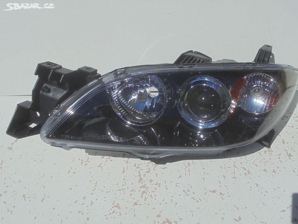 MAZDA 3 ,2003-2009 - LEVÉ přední světlo H7 a HB3