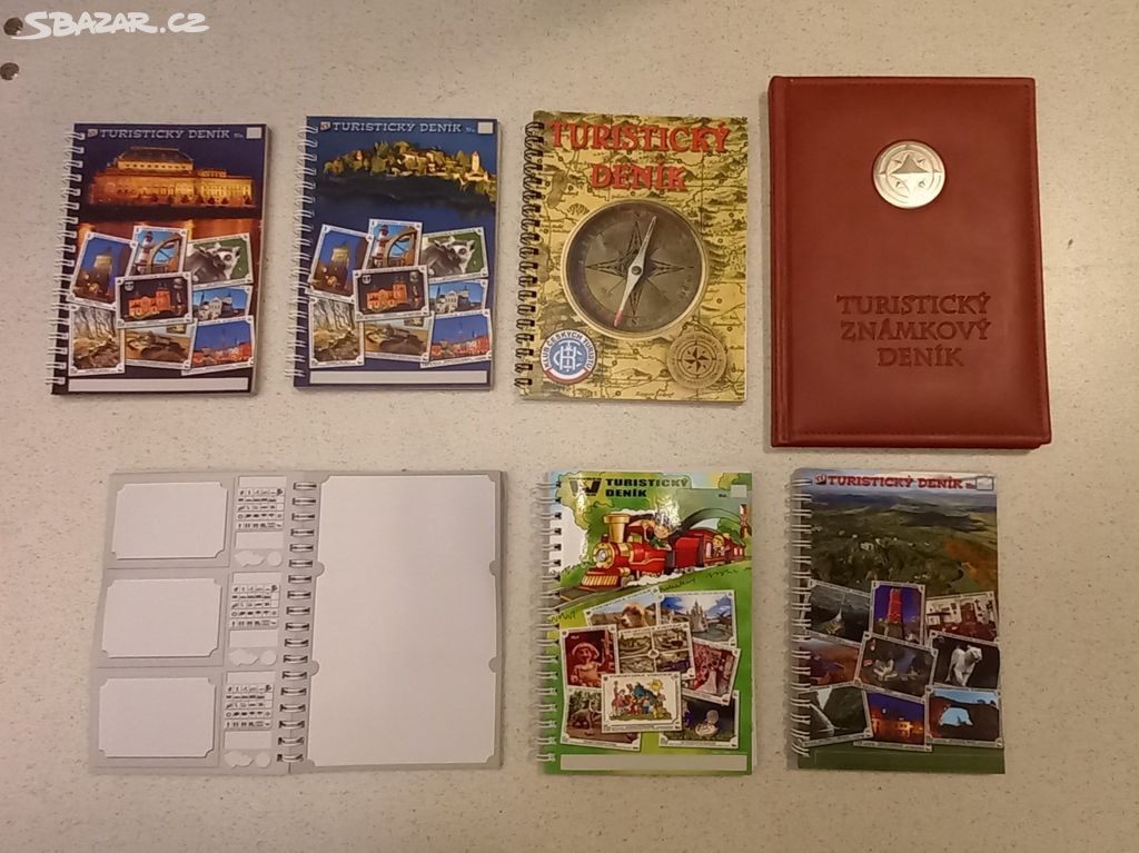Turistický deník + Známkový deník - Nové