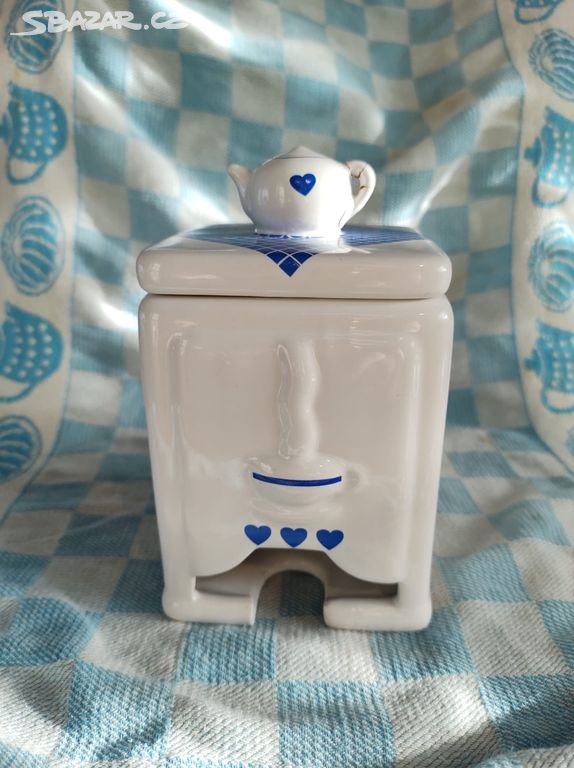 Dóza na čaj - zásobník na čaj - Vintage - retro
