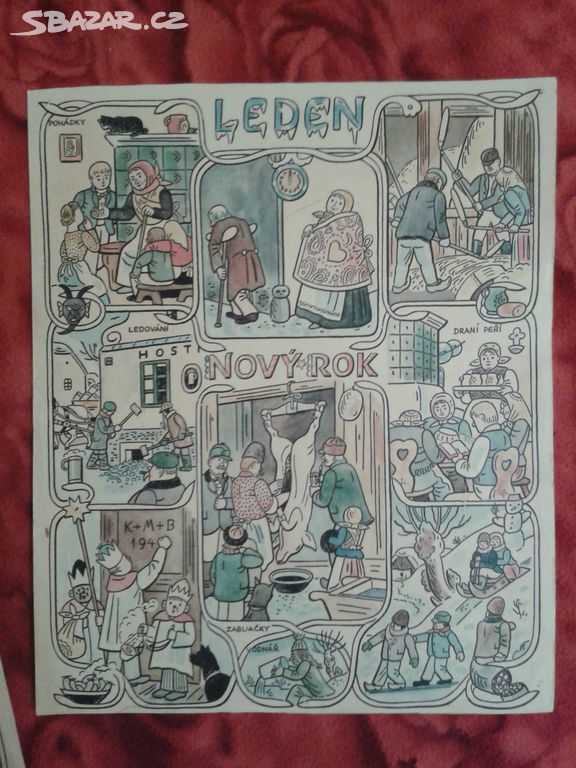 Josef Lada - kalendář 1977