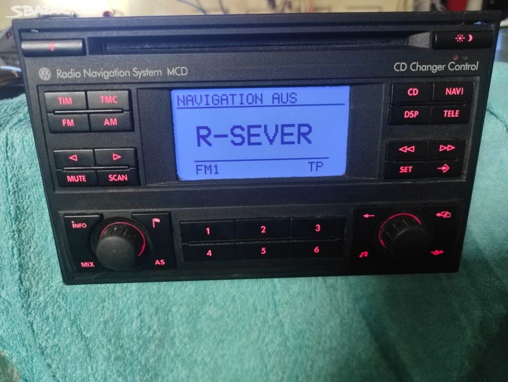 Prodám originální rádio VW navigation systém mcd