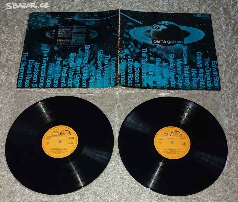 2 x LP Černá Galaxie - Stevie Wonder,Jackson 5...